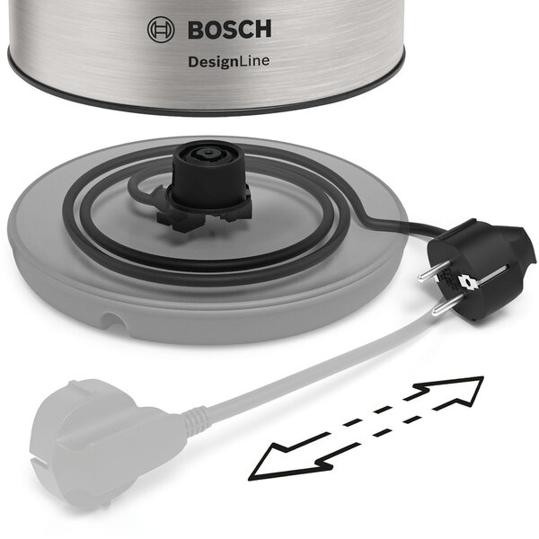 Bosch TWK 3P420 - Rýchlovarná kanvica DesignLine nerez