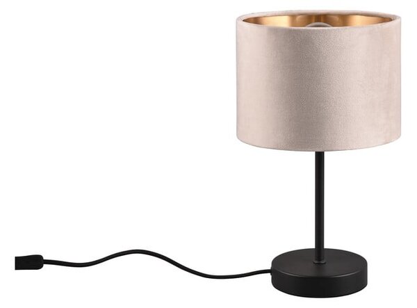 Čierna/béžová stolová lampa (výška 33 cm) Julieta – Trio