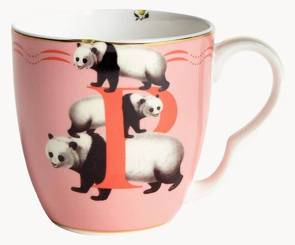 Hrnček z jemného kostného porcelánu Panda