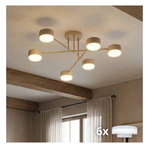 Brilagi - LED prisadený luster MONO 6xGX53/30W/230V béžový