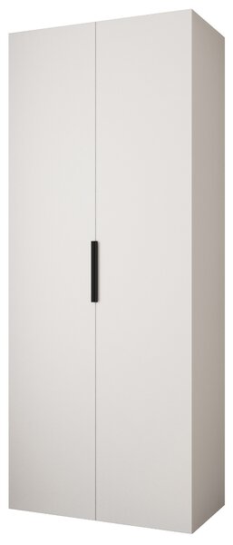 NovýNábytok.sk Šatníková skriňa 100 cm Carmela 40-4 (biela + čierna). Akcia -19%. Vlastná spoľahlivá doprava až k Vám domov. 1126633