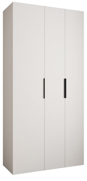 NovýNábytok.sk Šatníková skriňa 120 cm Carmela 40-4 (biela + čierna). Akcia -19%. Vlastná spoľahlivá doprava až k Vám domov. 1126641