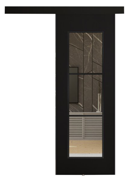 Posuvné dvere MELI 60, 60x205, čierna