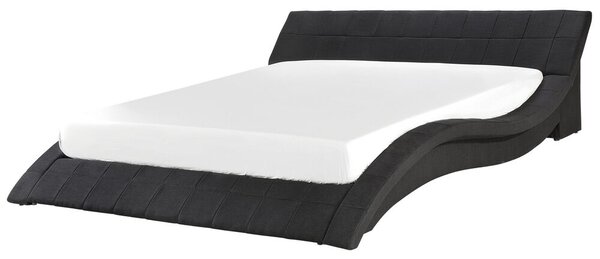 Manželská posteľ 180 cm VICHA (s roštom) (čierna). Vlastná spoľahlivá doprava až k Vám domov. 1007559