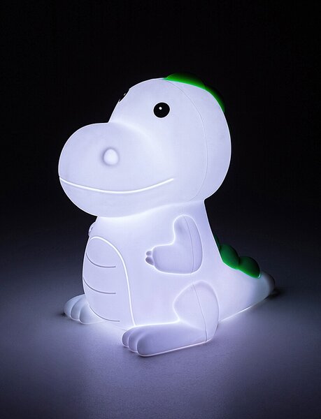 Detská LED RGB nabíjacia lampička Dinoo 0,45W stmievateľná – LED lustre a svietidlá > Výber LED svietidla podľa miestnosti > LED svietidlá