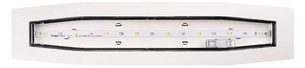 Biele vstavané protipanické osvetlenie autotest 6W IP54 – LED núdzové a protipanické osvetlenie