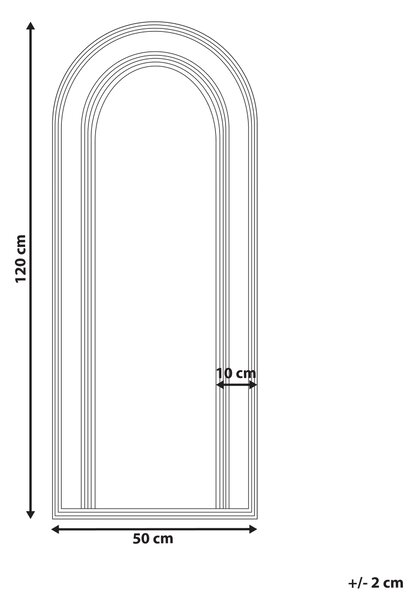 Nástenné zrkadlo prírodné ratan sklo 120 x 50 cm oválny tvar ručná výroba moderný boho štýl obývačka spálňa