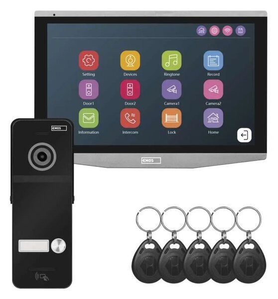 GoSmart Sada domáceho videotelefónu IP-750A s WiFi – Elektro > Domové zvončeky