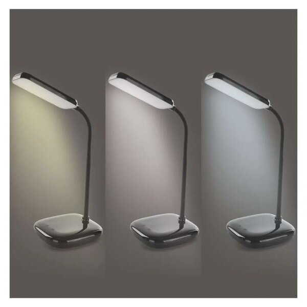 Čierna LED stolová lampička Molly 12W – LED lampičky a baterky > Stolové LED lampičky