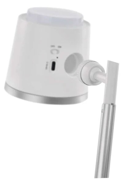 Biela LED stolová nabíjacia magnetická lampa Abbie 4v1 6W – LED lampičky a baterky > Stolové LED lampičky