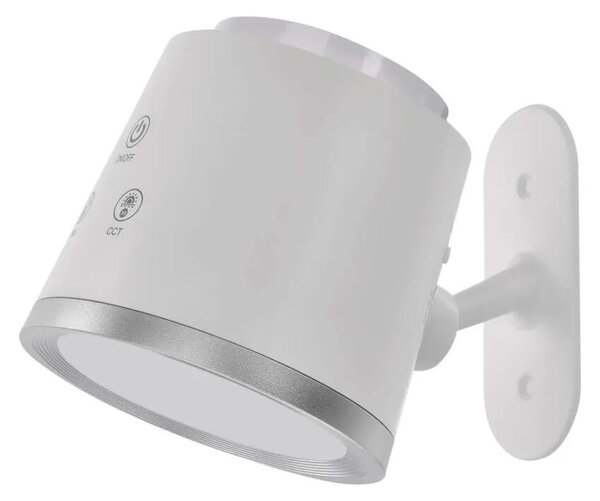 Biela LED stolová nabíjacia magnetická lampa Abbie 4v1 6W – LED lampičky a baterky > Stolové LED lampičky
