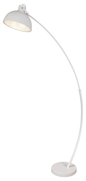 Biela stojacia lampa Otto pre žiarovku E27 – LED lampičky a baterky > Stojacie LED lampy
