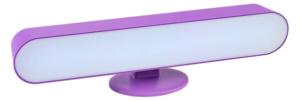 Fialová LED RGB nabíjacia lampa Parker 3W s DO – LED lampičky a baterky > Stolové LED lampičky