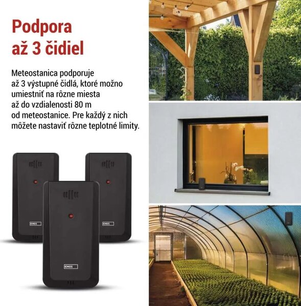 GoSmart Domáca bezdrôtová meteostanica s WiFi – Elektro > Meteostanice a teplomery