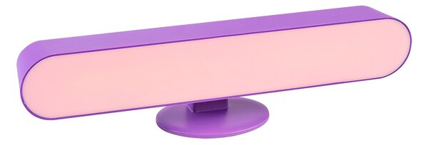 Fialová LED RGB nabíjacia lampa Parker 3W s DO – LED lampičky a baterky > Stolové LED lampičky