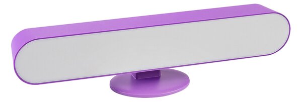 Fialová LED RGB nabíjacia lampa Parker 3W s DO – LED lampičky a baterky > Stolové LED lampičky
