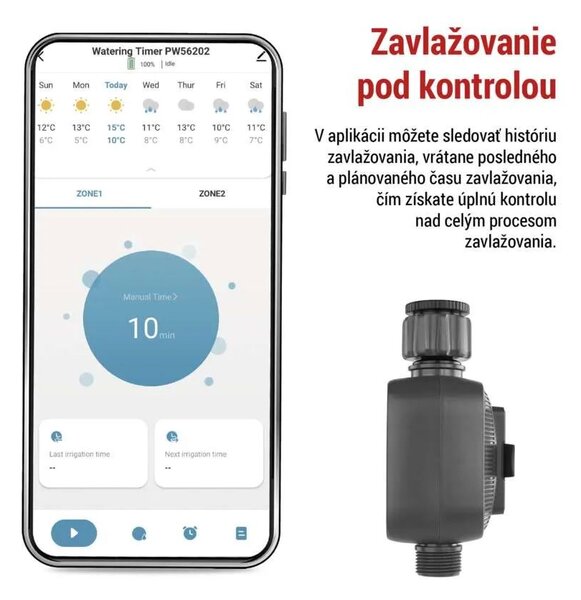 GoSmart zavlažovacie hodiny s 2 výstupmi – Inteligentná domácnosť