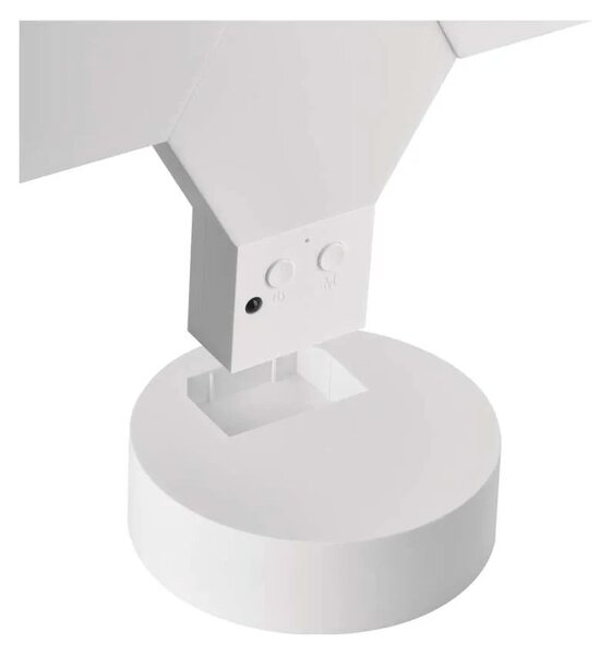 GoSmart RGBIC Biela LED stolová lampička Hexagon 5,5W s WiFi – LED lampičky a baterky > Stolové LED lampičky
