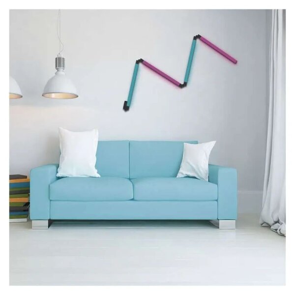 GoSmart RGBIC Čierna LED stolová lampička 175cm 20W s WiFi – LED lampičky a baterky > Stolové LED lampičky