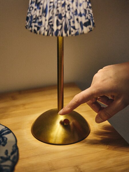 Sinsay - Stolná lampa so vzorovaným tienidlom - zlatá