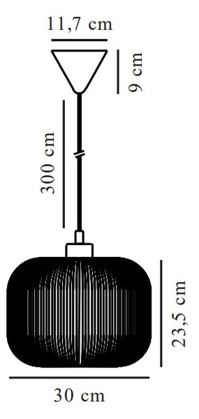 Závesný luster z opálového skla Milford pre žiarovku E27 ø30cm – LED lustre a svietidlá > Lustre > Závesné lustre