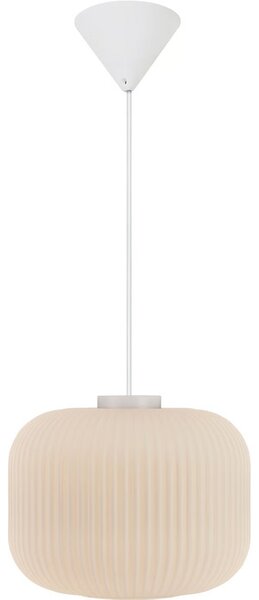 Závesný luster z opálového skla Milford pre žiarovku E27 ø30cm – LED lustre a svietidlá > Lustre > Závesné lustre