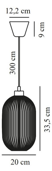 Závesný luster z opálového skla Milford pre žiarovku E27 ø20cm – LED lustre a svietidlá > Lustre > Závesné lustre
