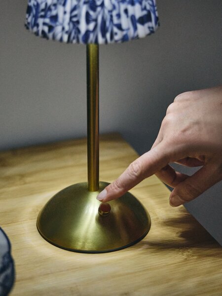 Sinsay - Stolná lampa so vzorovaným tienidlom - zlatá
