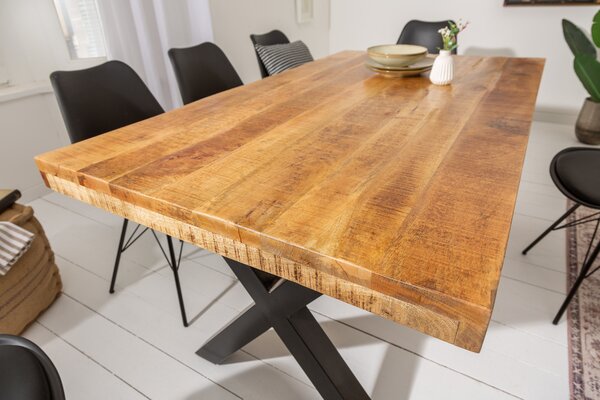 Jedálenský stôl Thunder 160 cm prírodný - mango