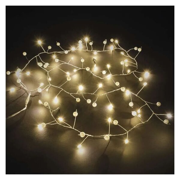 LED sviatočná girlanda perličky 1,2 m – LED lustre a svietidlá > sviatočné osvetlenie > sviatočné girlandy