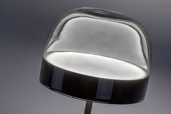 Čierna stojacia LED lampa Xelira 20W stmievateľná – LED lampičky a baterky > Stojacie LED lampy