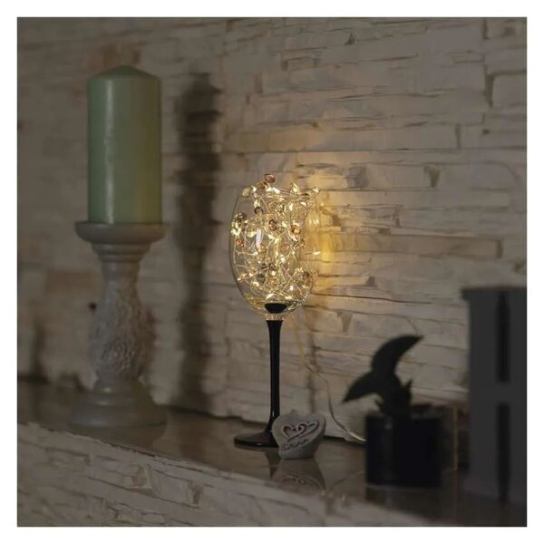 LED sviatočná girlanda kamienky 1,2 m – LED lustre a svietidlá > sviatočné osvetlenie > sviatočné girlandy