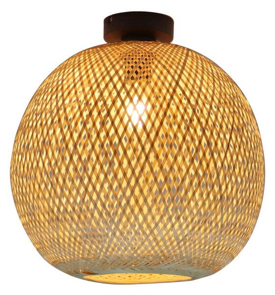 Lindby Dabila stropné svietidlo z bambusu E27