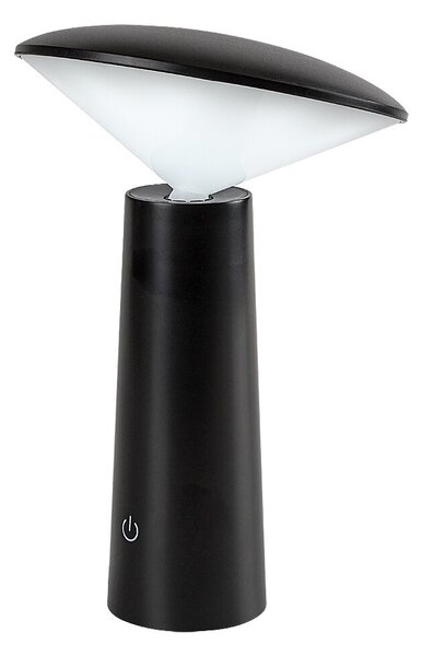 Čierna LED záhradná nabíjacia lampa Polperro 3W – LED lampičky a baterky > Stolové LED lampičky