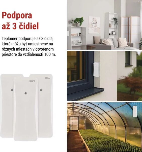 Domáci digitálny bezdrôtový teplomer s vlhkomerom – Elektro > Meteostanice a teplomery