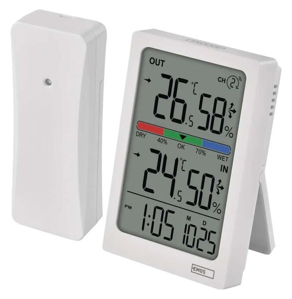 Domáci digitálny bezdrôtový teplomer s vlhkomerom – Elektro > Meteostanice a teplomery
