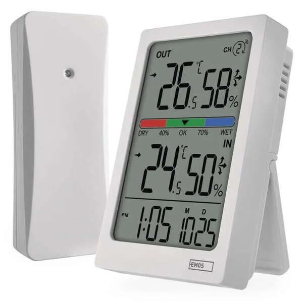 Domáci digitálny bezdrôtový teplomer s vlhkomerom – Elektro > Meteostanice a teplomery