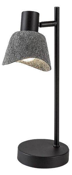 Sivá stolová lampa Farelia pre žiarovku E14 – LED lampičky a baterky > Stolové LED lampičky