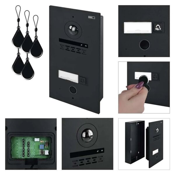 GoSmart Kamerová jednotka pre videotelefón IP-880A a monitor IP-880B, 1 tlač – Elektro > Domové zvončeky