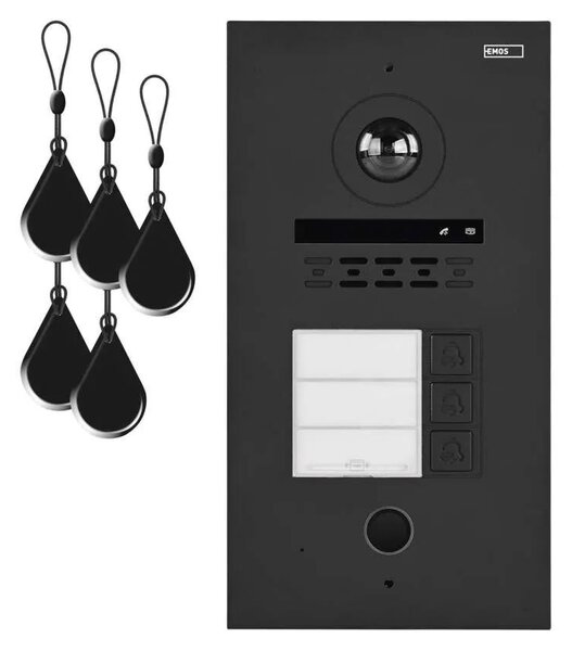 GoSmart Kamerová jednotka pre videotelefón IP-880A a monitor IP-880B, 3 tlač – Elektro > Domové zvončeky