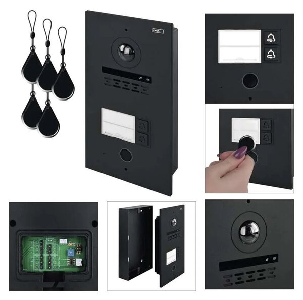 GoSmart Kamerová jednotka pre videotelefón IP-880A a monitor IP-880B, 2 tlač – Elektro > Domové zvončeky