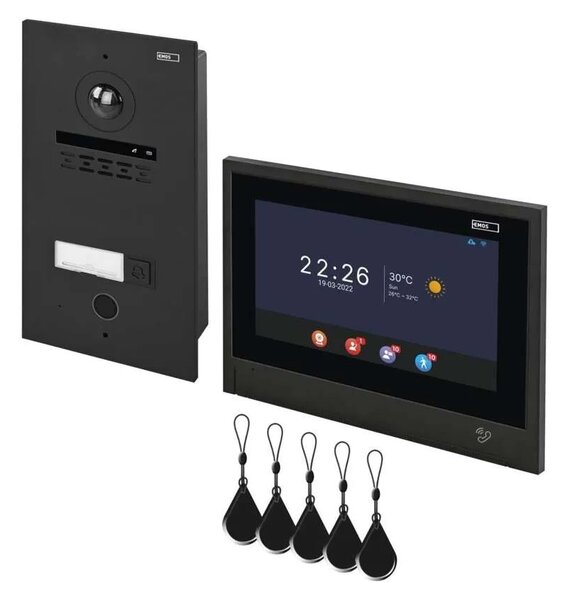 GoSmart Sada domového videotelefónu IP-880A s WiFi – Elektro > Domové zvončeky