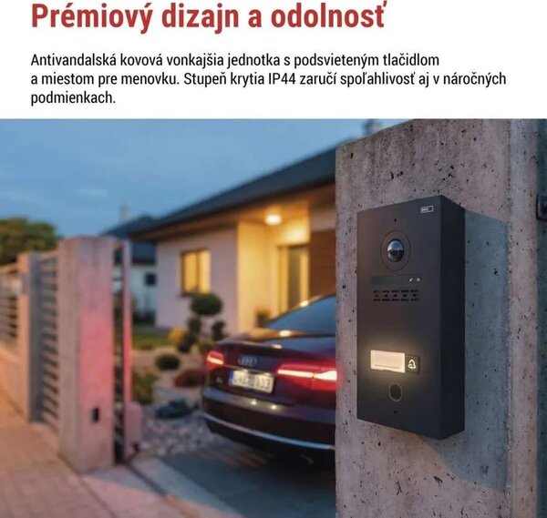 GoSmart Sada domového videotelefónu IP-880A s WiFi – Elektro > Domové zvončeky