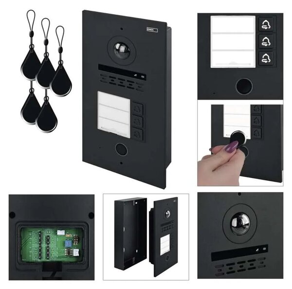 GoSmart Kamerová jednotka pre videotelefón IP-880A a monitor IP-880B, 3 tlač – Elektro > Domové zvončeky