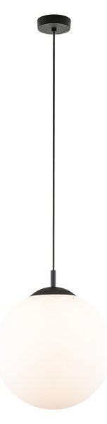 Čierny závesný luster Esme 350mm pre žiarovku E27 – LED lustre a svietidlá > Lustre
