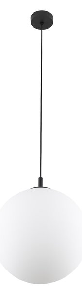 Čierny závesný luster Esme 350mm pre žiarovku E27 – LED lustre a svietidlá > Lustre