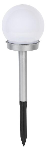 Solárna lampa KOULE 10cm v.34cm, 1LED WHITE/STREE PH