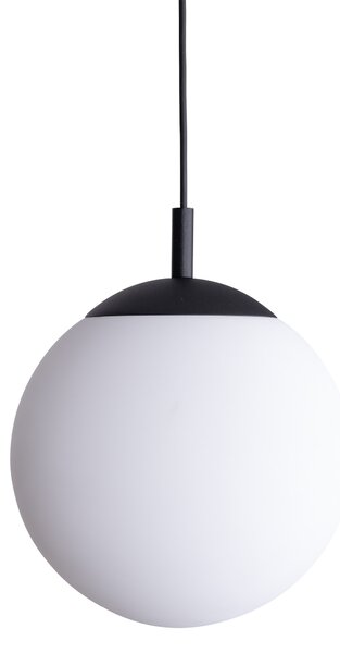 Čierny závesný luster Esme 300mm pre žiarovku E27 – LED lustre a svietidlá > Lustre