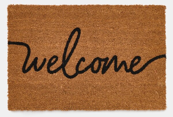 Sinsay - Vstupná rohožka s nápisom Welcome - béžová