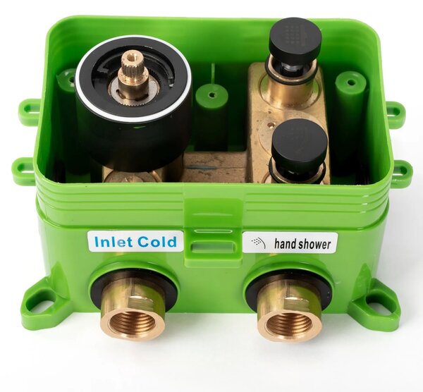 Podomietková sprchová sada LUNGO MILER COPPER + BOX